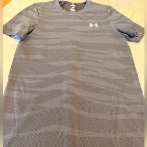 Under Armour Men’s BlackPatterned T-Shirt, Size S, EUC